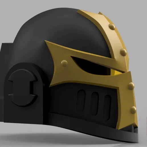 Crusader Judicator Helm – Golden Cross Faceplate War Relic Replica