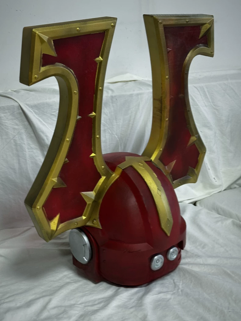 Helmet of the Blood Reaver – Chaos Warlord Cosplay Armor Prop