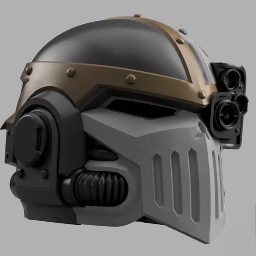 Steel Vanguard Helm – Tech-Knight Tactical Helmet Display Prop
