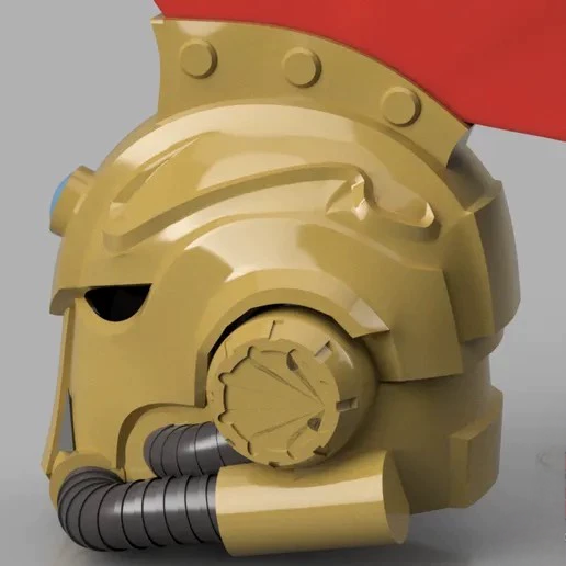 Celestial Sentinal Helm – Warhammer-Inspired Eldritch Warrior Mask