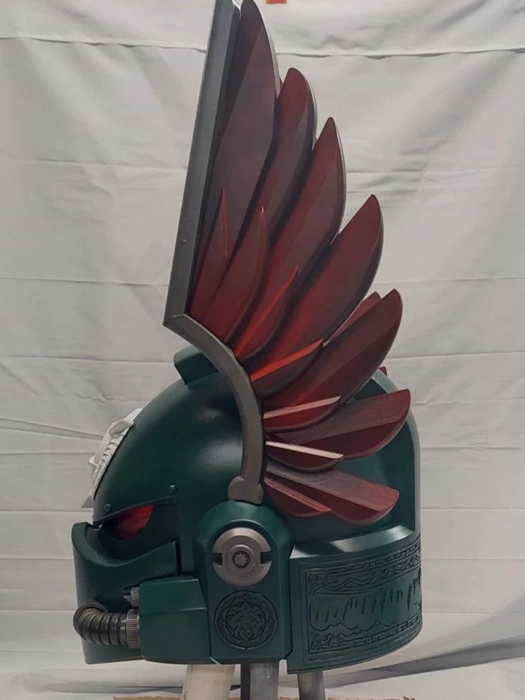 Fallen Angel’s Helm – Dark Angels Warhammer 40K Inspired Helmet Prop