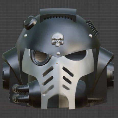 Skull Reaper Helmet – Grim Tactical Warrior Inspired Sci-Fi Collectible