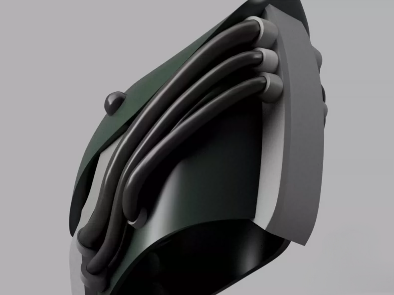 Plague Warden Helm – Death Guard Style War Helmet