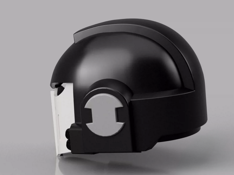 Iron Will Helmet – Warhammer 40K Inspired Iron Hands Tactical Helm