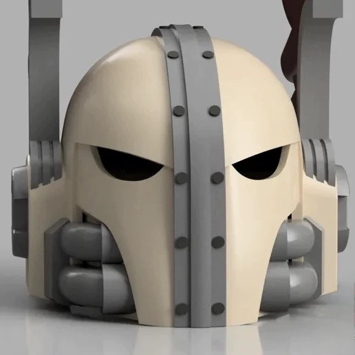 Deathplate Helm – Warhammer 40K Death Guard Inspired Helmet Replica