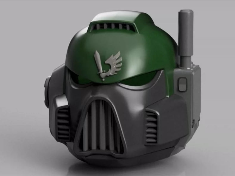 Winged Signal Helm – Warhammer 40K Inspired Tactical Recon Helmet