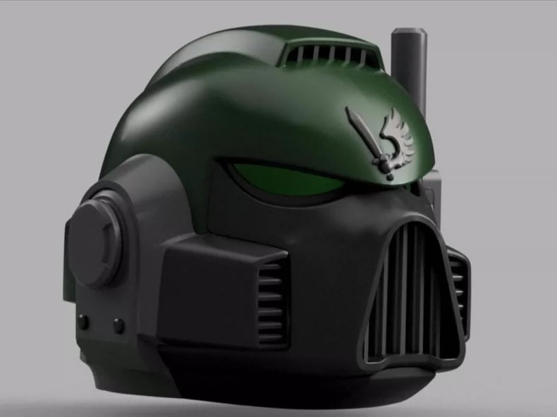 Winged Signal Helm – Warhammer 40K Inspired Tactical Recon Helmet