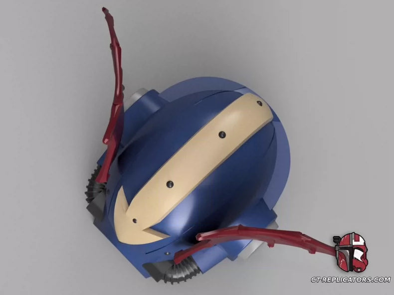 Chaos Batwing Helm – Warhammer 40K Inspired Daemonic Warrior Helmet Display Piece