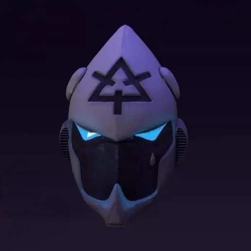 Wailing Shadow Helm – Warhammer-Inspired Alien Eldar Helmet Replica