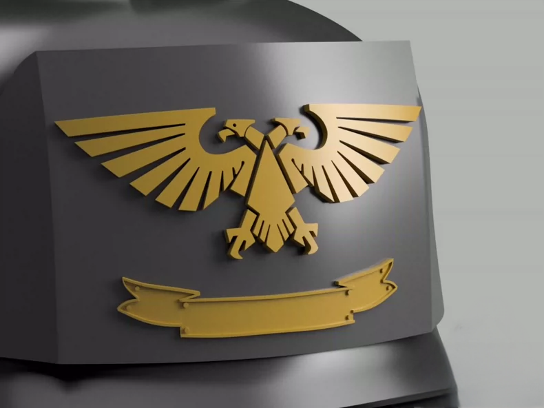 Green Crusader Helmet – Horus Heresy Inspired Design