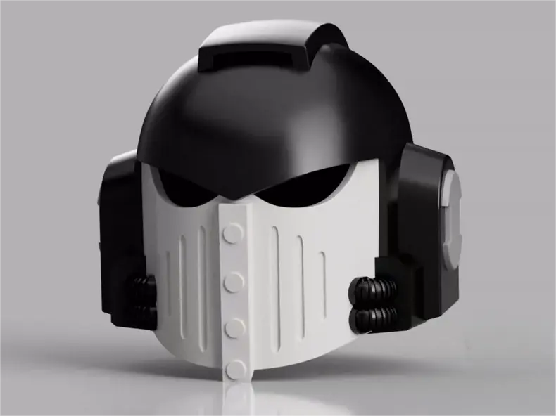 Iron Will Helmet – Warhammer 40K Inspired Iron Hands Tactical Helm