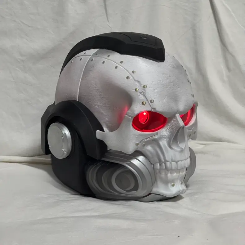 Warhammer 40K Skull Tech Helmet – Adeptus Mechanicus Inspired Deathmask Cosplay Prop