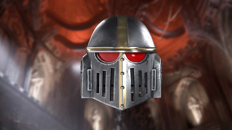 Crusader Sentinel Helm – Gothic Templar Sci-Fi War Helmet