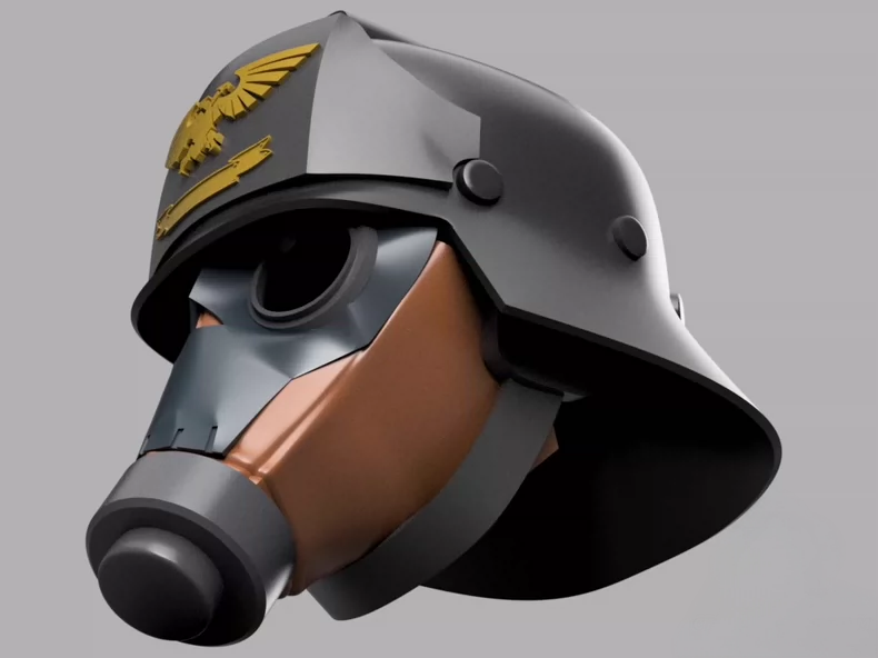 Green Crusader Helmet – Horus Heresy Inspired Design