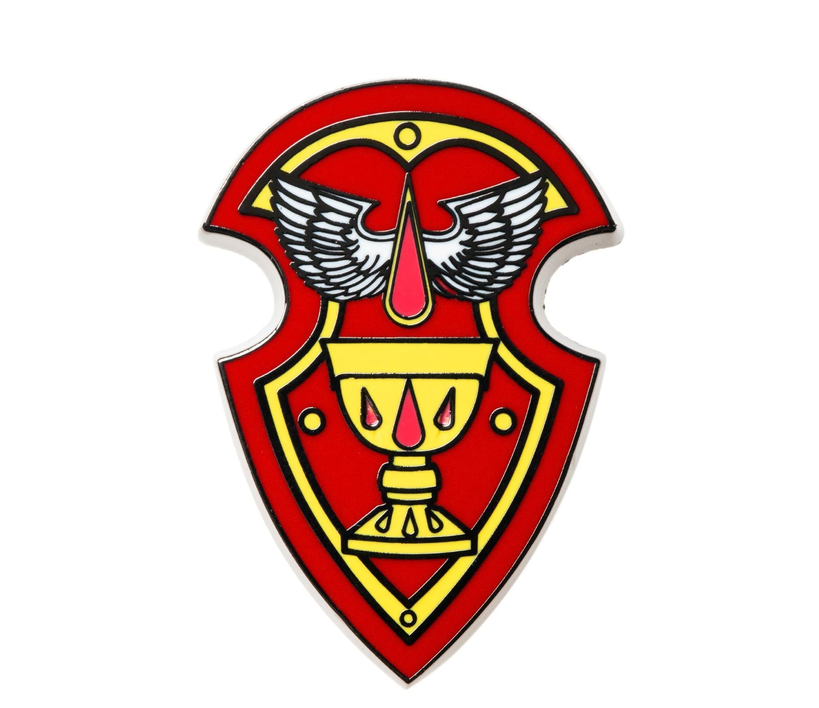 Imperial Fists Legion Badge Pin - Warhammer 40K Inspired