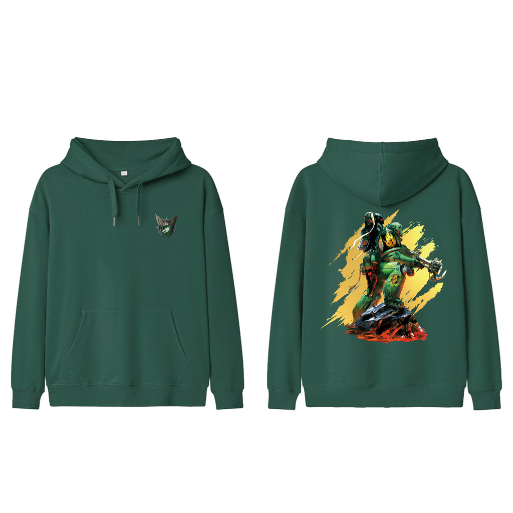 Honor Company Battle Hoodie – Warhammer-Inspired Gothic Military