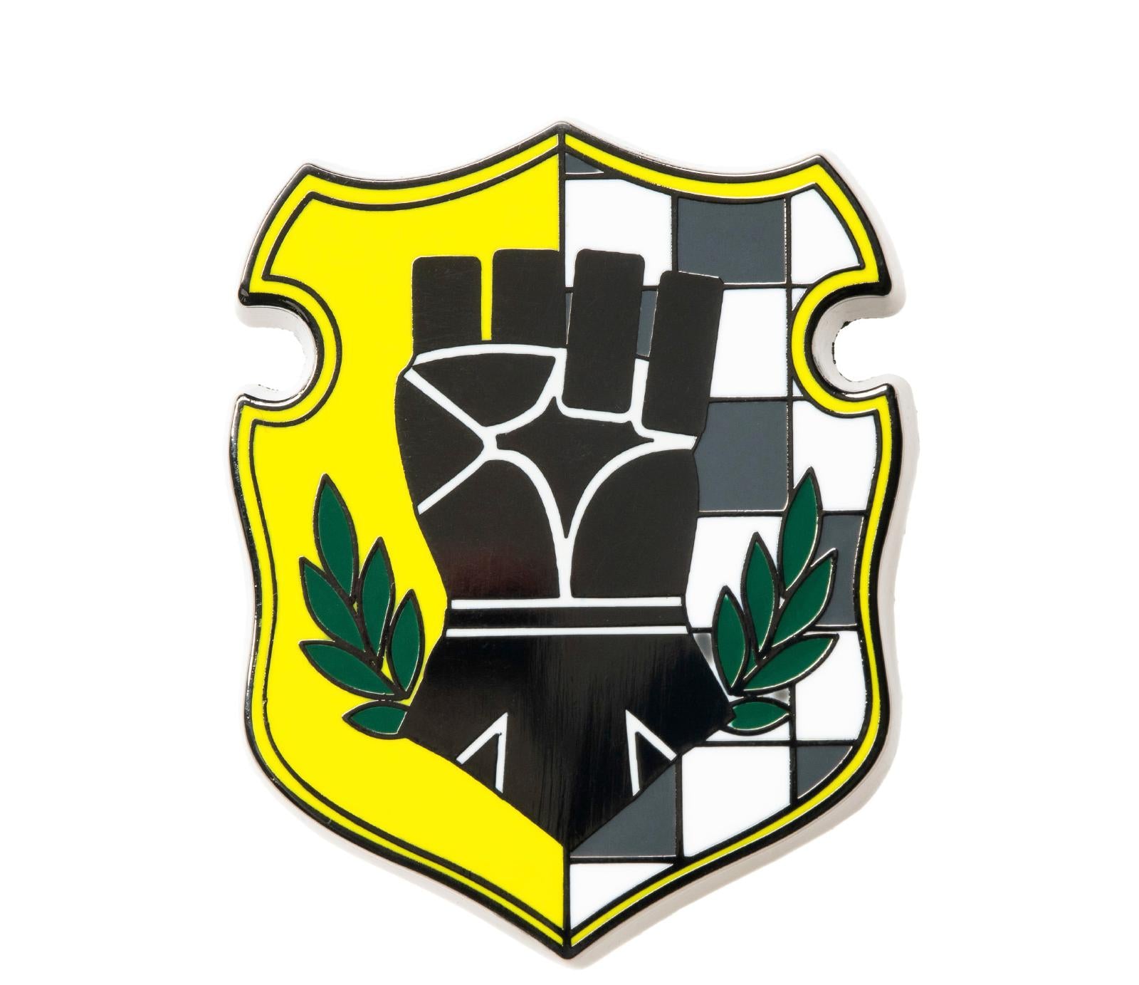 Imperial Fists Legion Badge Pin - Warhammer 40K Inspired