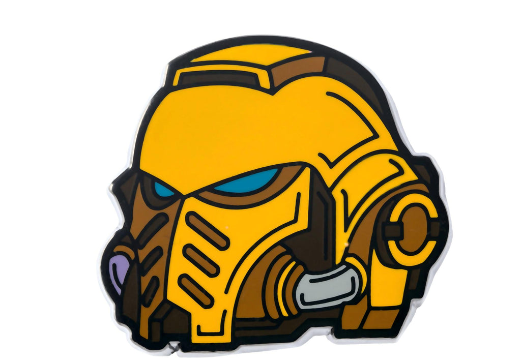 Imperial Armed Forces Helmet Badge - Warhammer 40K Inspired