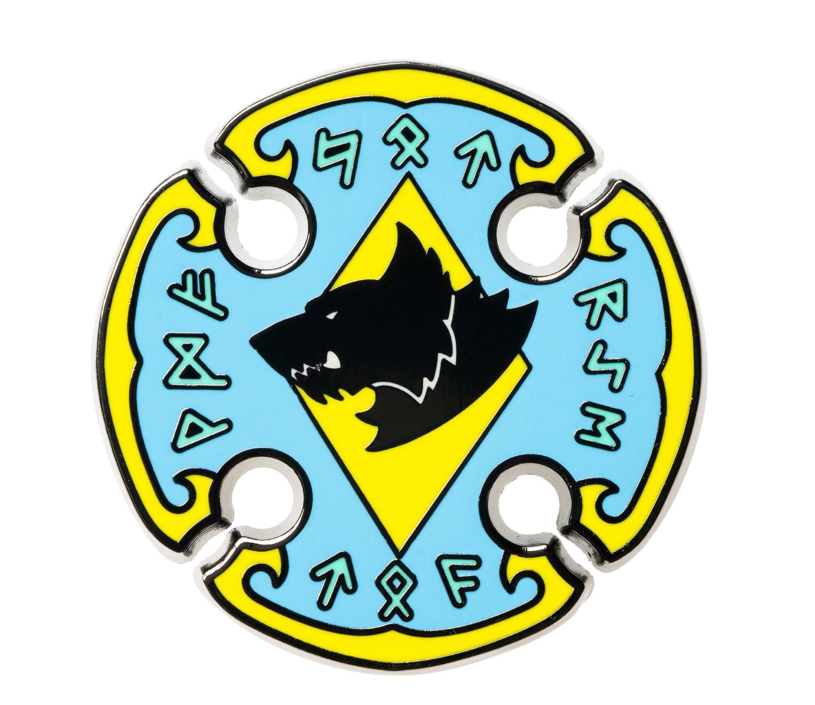 Imperial Fists Legion Badge Pin - Warhammer 40K Inspired