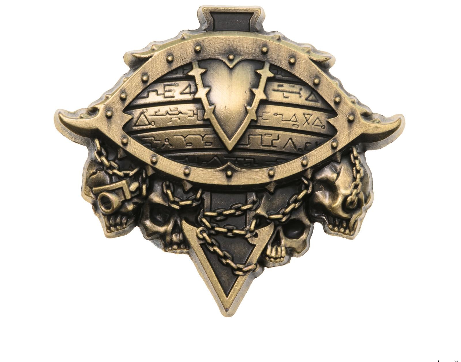Honor Company Battle Badge – Warhammer-Inspired Service Medallion Pin