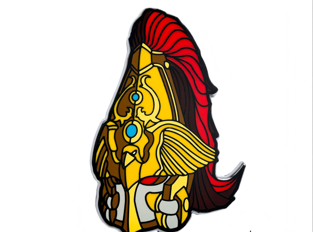 Imperial Armed Forces Helmet Badge - Warhammer 40K Inspired