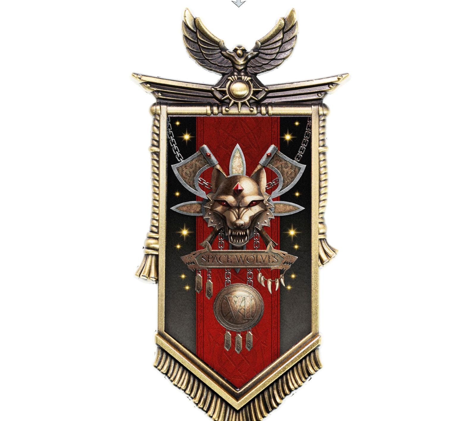 Horus Heresy Legion Flag Refrigerator Magnet - Warhammer 40K Inspired