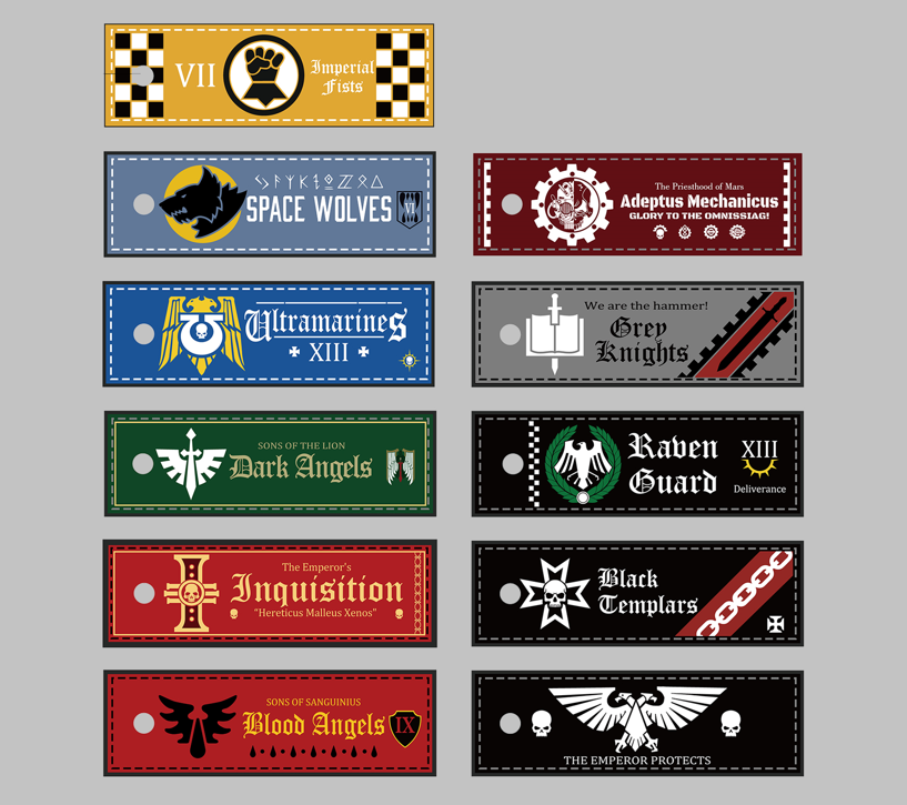 Warhammer-Inspired Morale Patch (Velcro)