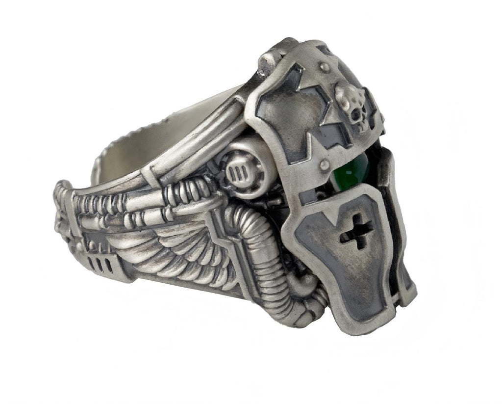 Imperial Knight Helm Ring - Warhammer 40K Inspired