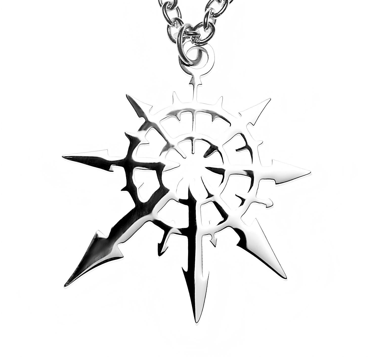 Chaos Undivided Pendant Necklace - Warhammer 40K Inspired