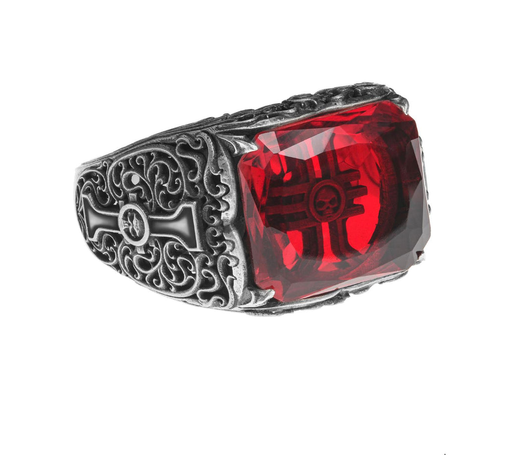 Inquisitorial Signet Ring – Warhammer-Inspired Judgment Ring of the Imperium