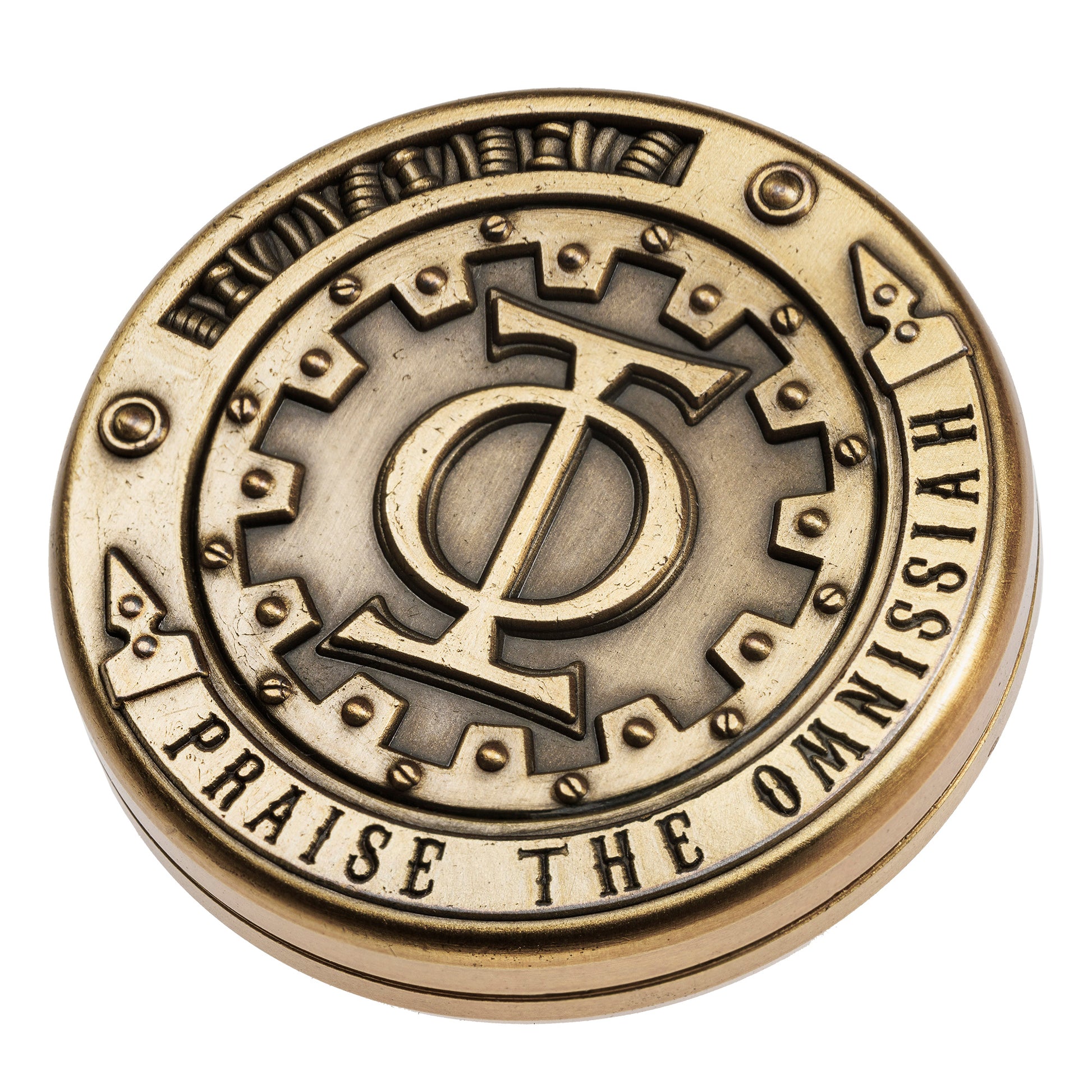 Omnissiah Slap Coin – Warhammer 40K Tech-Priest Inspired
