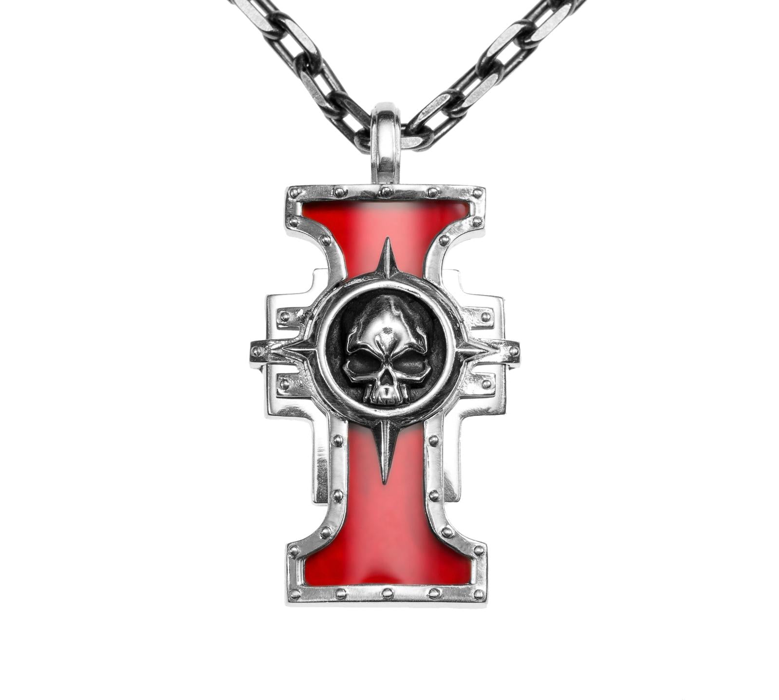 Inquisitorial Seal Pendant – Warhammer-Inspired Symbol of Judgment
