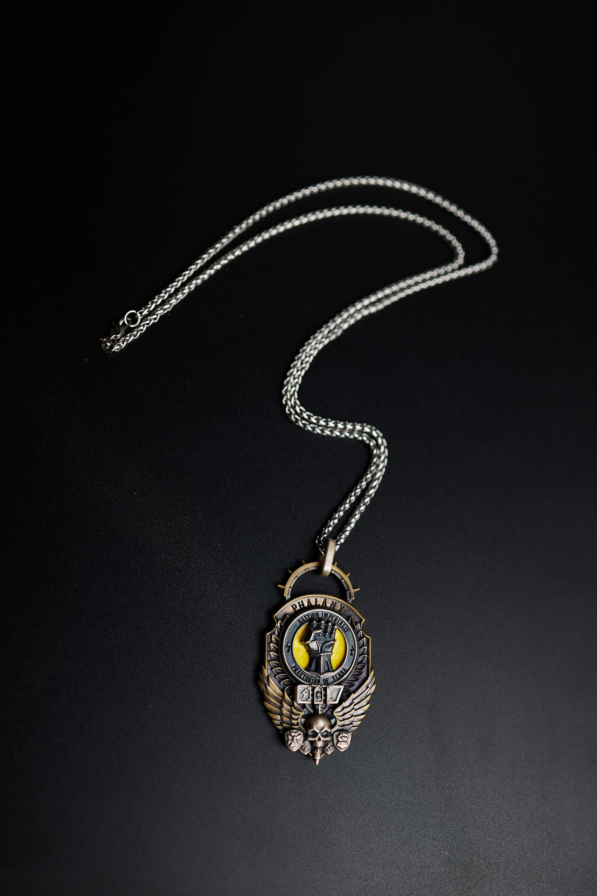 Warhammer Pendant – Hammer of Judgment, Icon of the Emperor