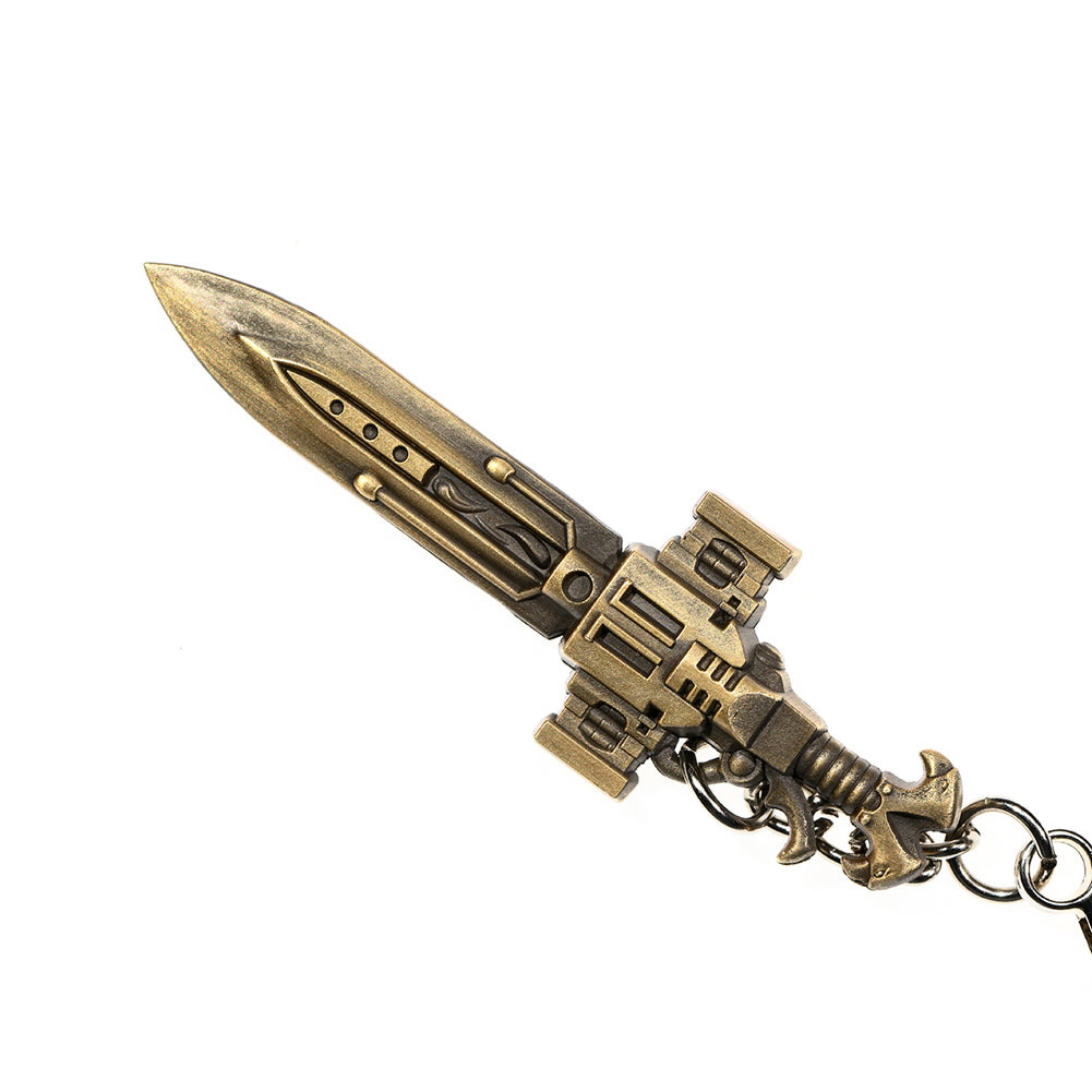 Imperial Guard Weapon Keychain - Warhammer 40K Inspired