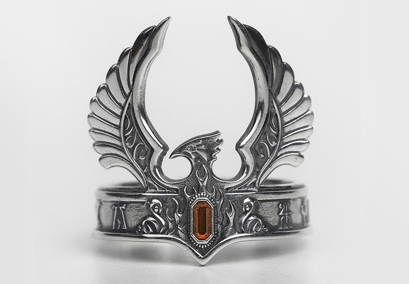 Phoenix King Ring - Warhammer 40K Inspired