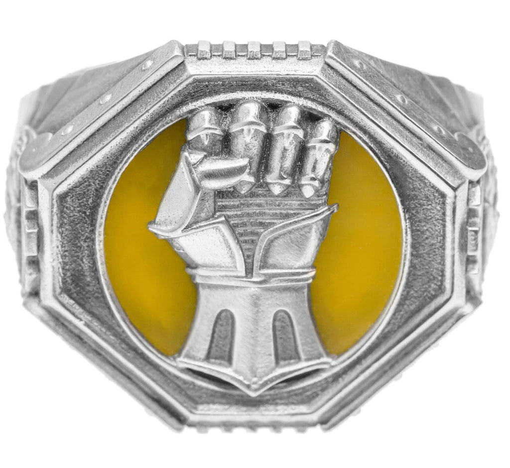Imperial Fists Ring - Warhammer 40K Inspired