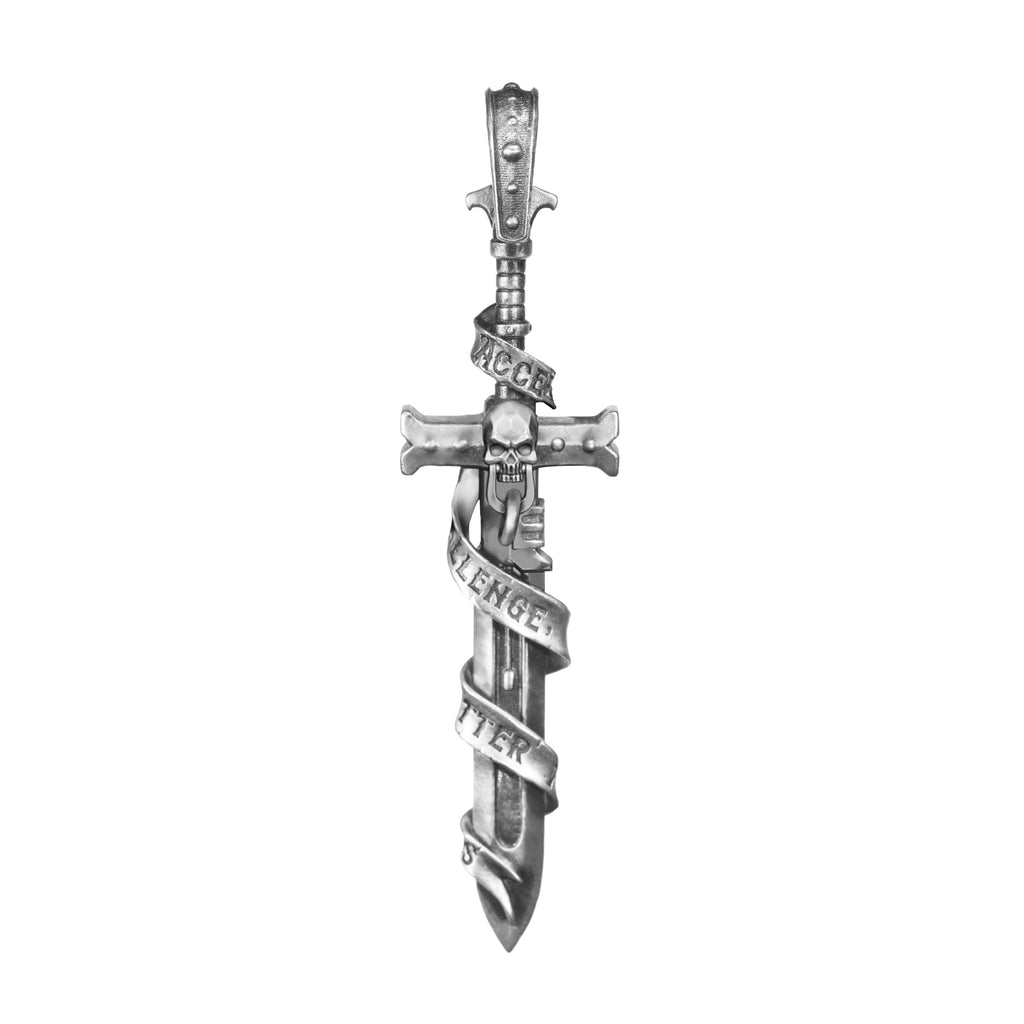 Warmaster’s Black Sword Necklace - Warhammer 40K Inspired