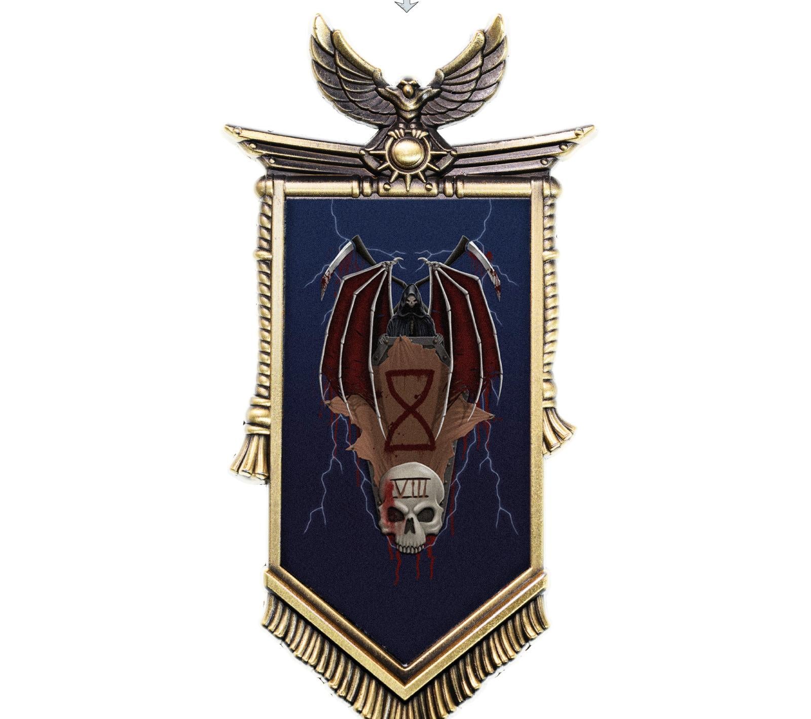 Horus Heresy Legion Flag Refrigerator Magnet - Warhammer 40K Inspired