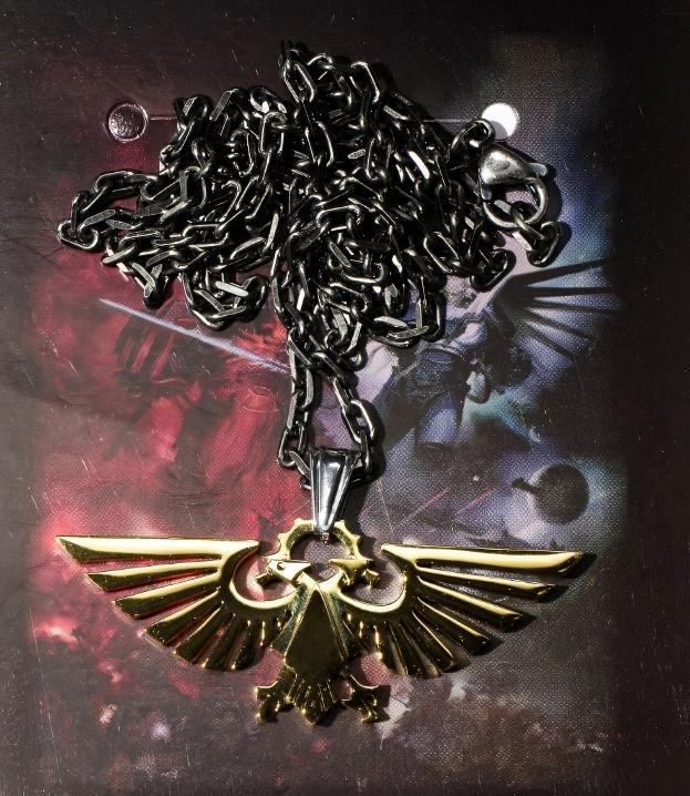 Imperial Aquila Necklace - Warhammer 40K Inspired