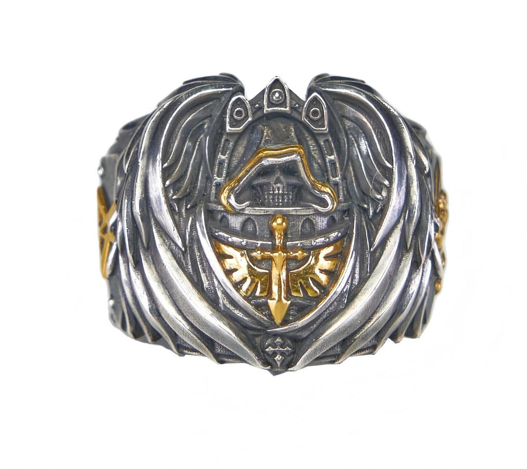 Dark Angels Ring - Warhammer 40K Inspired