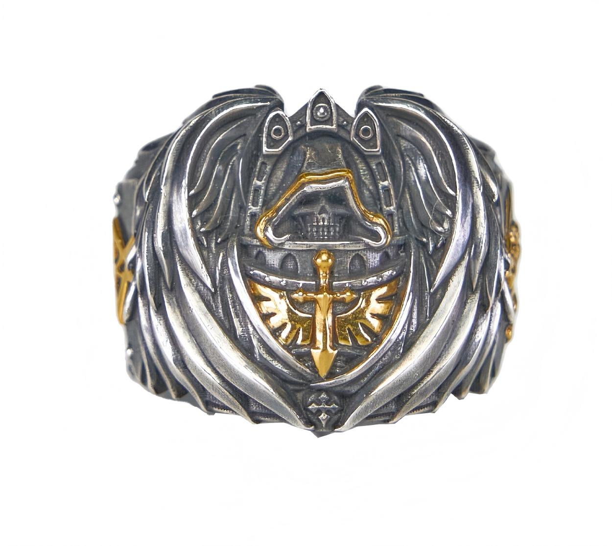 Dark Angels Ring - Warhammer 40K Inspired