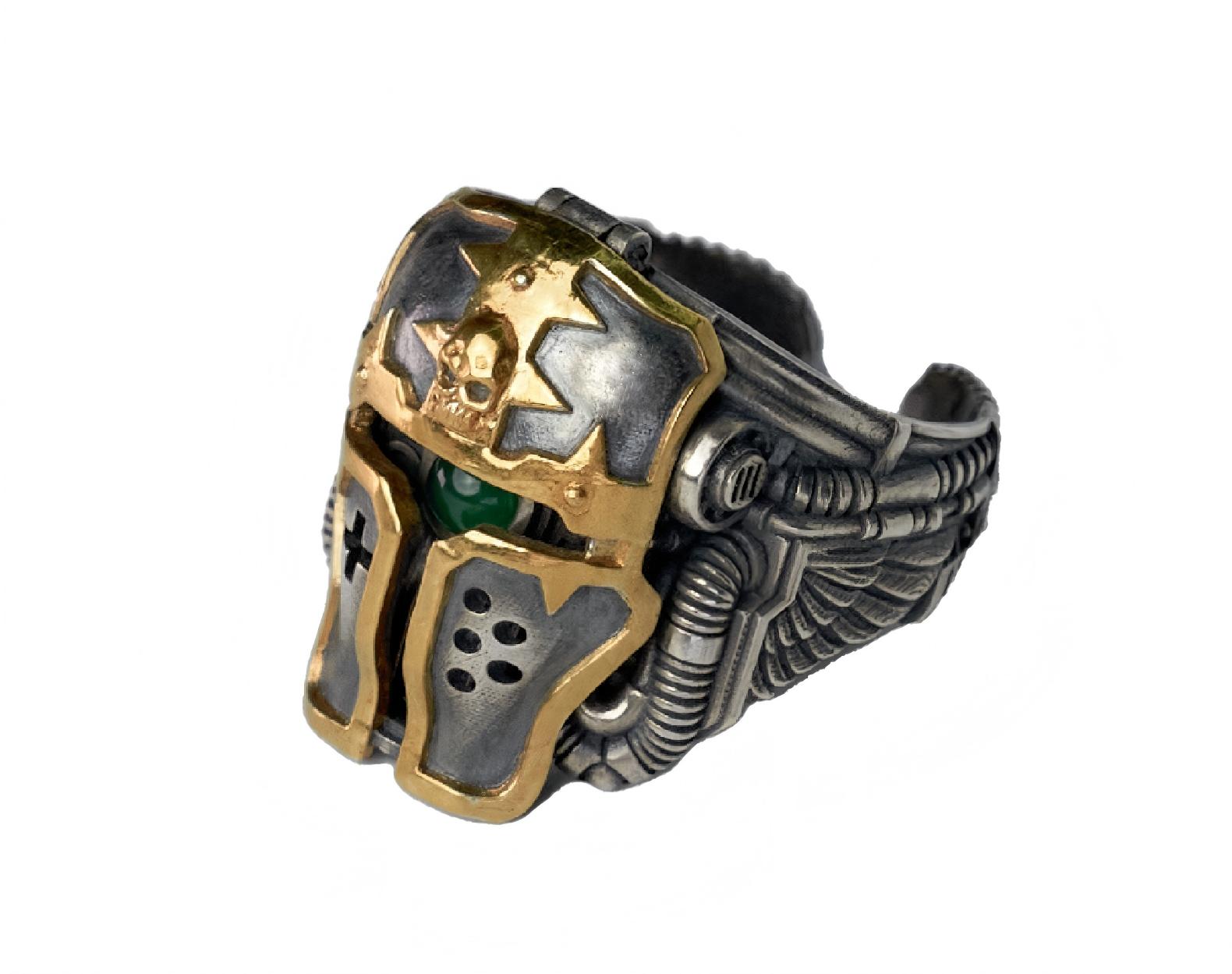 Imperial Knight Helm Ring - Warhammer 40K Inspired
