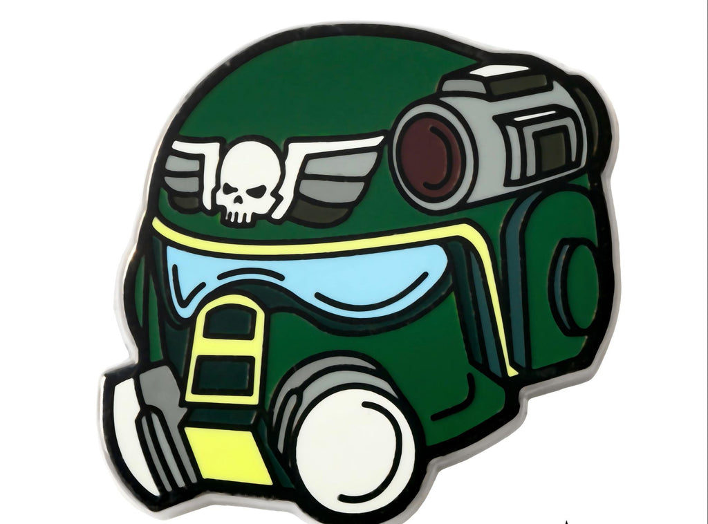Imperial Armed Forces Helmet Badge - Warhammer 40K Inspired