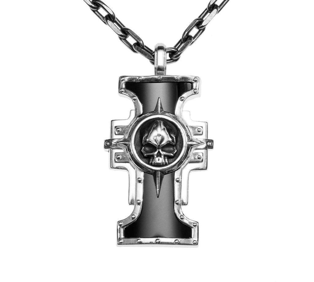 Inquisitorial Seal Pendant – Warhammer-Inspired Symbol of Judgment