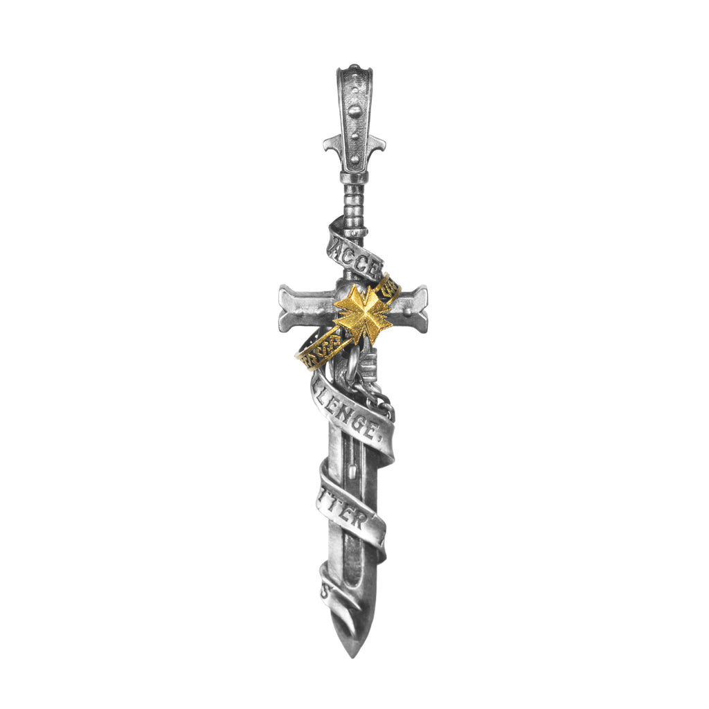 Warmaster’s Black Sword Necklace - Warhammer 40K Inspired