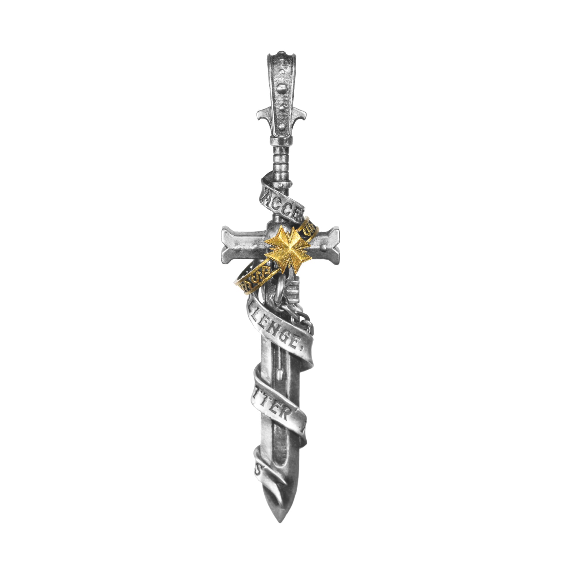 Warmaster’s Black Sword Necklace - Warhammer 40K Inspired