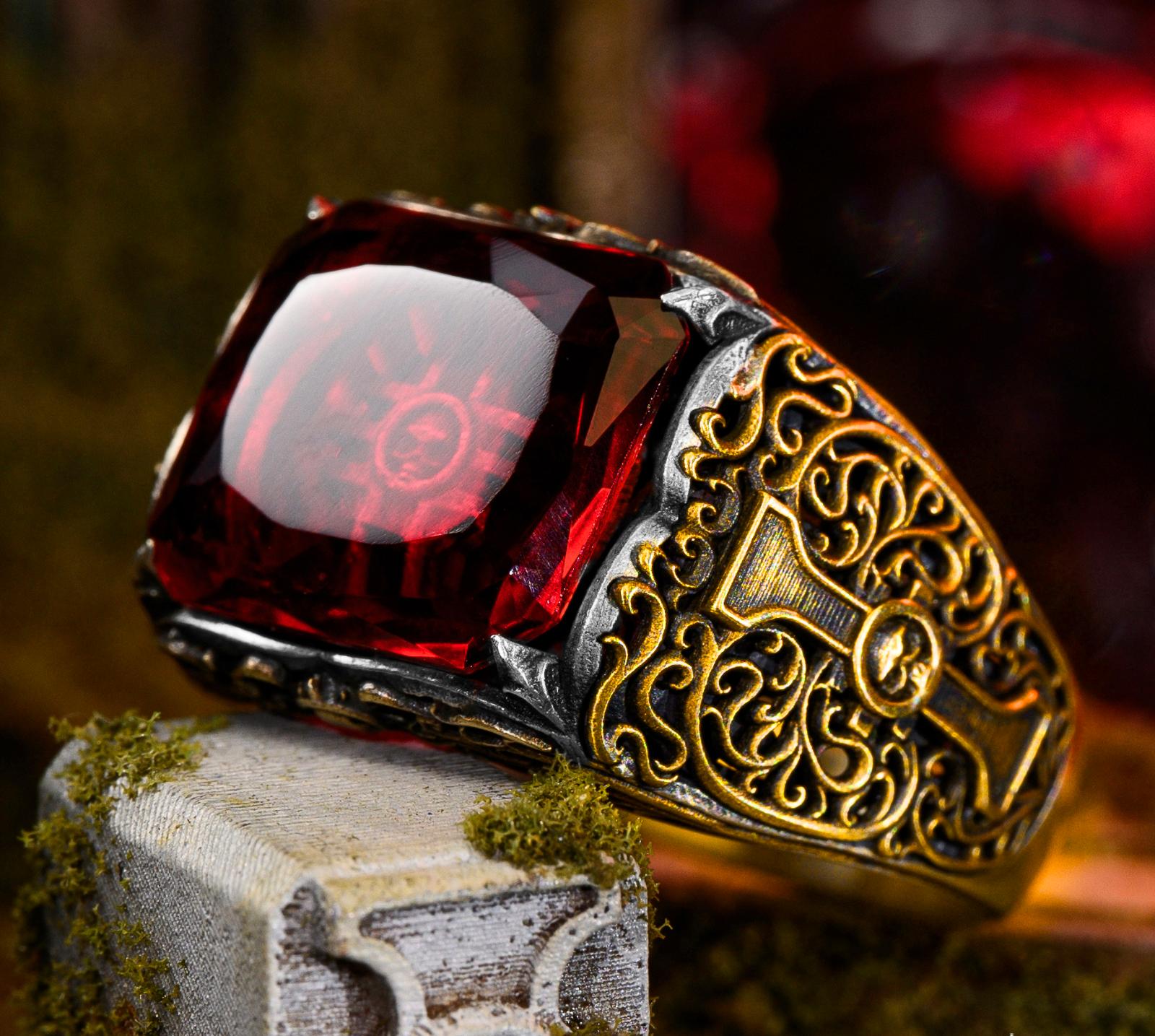 Inquisitorial Signet Ring – Warhammer-Inspired Judgment Ring of the Imperium