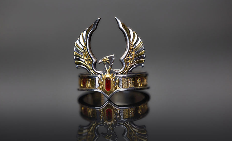 Phoenix King Ring - Warhammer 40K Inspired