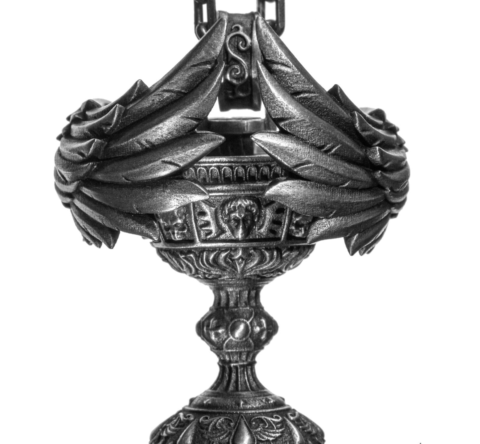 Holy Grail of Sanguine Necklace – Warhammer-Inspired Relic Pendant