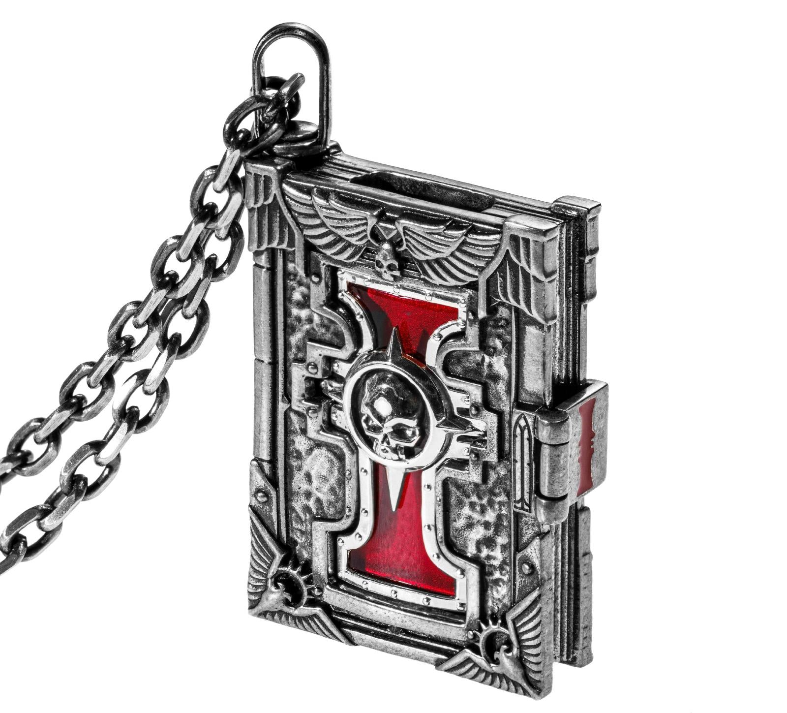 Lexicon of the Sanctified Scribe – A Warhammer-Inspired Pendant of Divine Lore